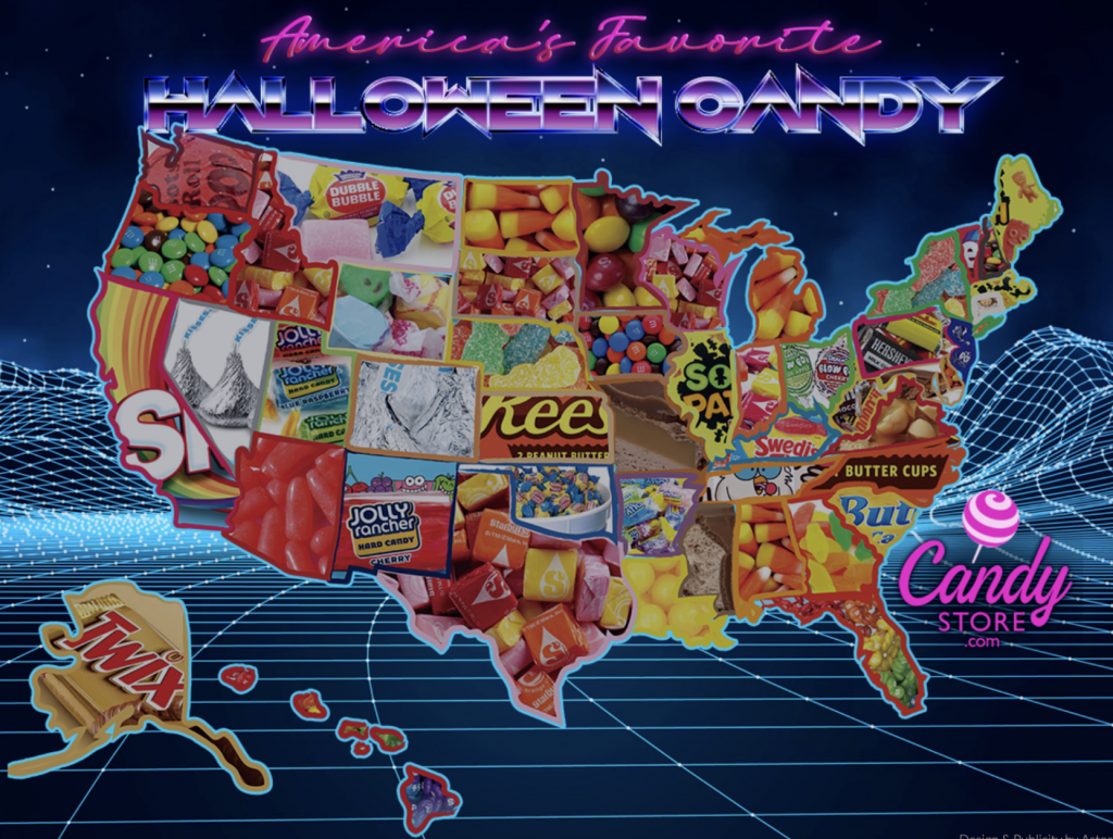 Most Popular Halloween Candy State-by-State - Town & Parish Realty