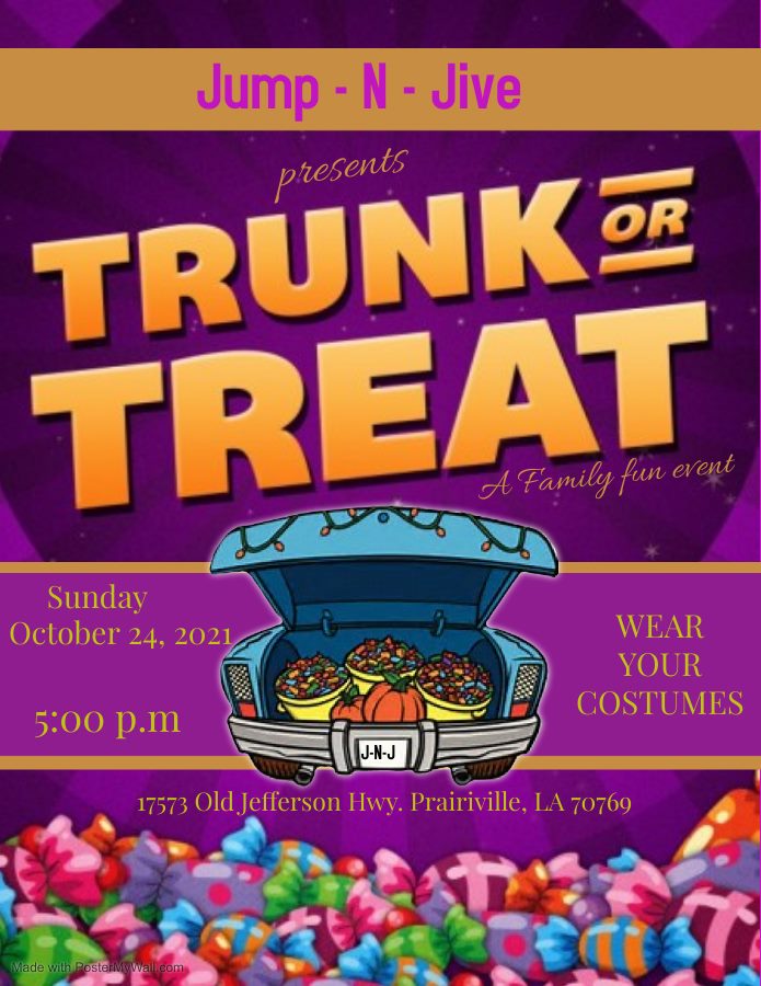 jump -n- jive trunk or treat flyer