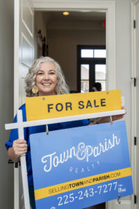 town and parish for sale sign to sell baton rouge home