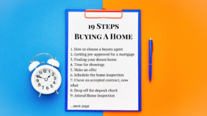 19 Steps Buying A Home
