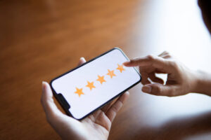 feedback customer 5 star review