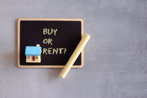 Choice to rent or buy a home